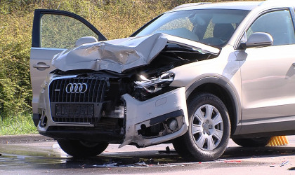 Der verunfallte PKW | Bildquelle: RTF.1