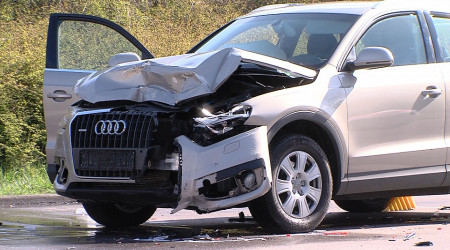 Der verunfallte PKW | Bildquelle: RTF.1