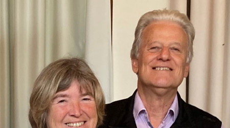 Ehepaar Halter mit Pilgerstab | Bildquelle:  Halter