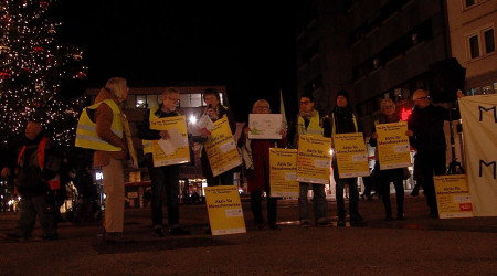 Demonstranten zum Tag der Menschenrechte | Bildquelle: RTF.1