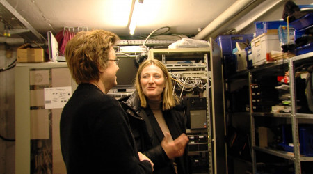 Ronja Nothofer-Hahn (rechts) bei der RTF.1-Studiof&uuml;hrung | Bildquelle: RTF.1