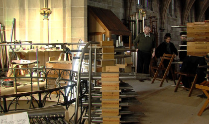 Orgelbau in der Marienkirche | Bildquelle: RTF.1