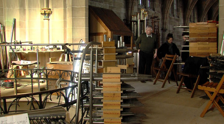 Orgelbau in der Marienkirche | Bildquelle: RTF.1