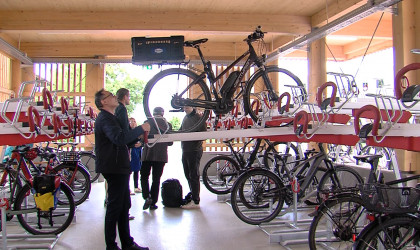 Fahrradparkhaus UKT | Bildquelle: RTF.1
