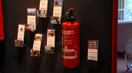 Ausstellung "Wer rennt, wenn's brennt?" | Bildquelle: RTF.1