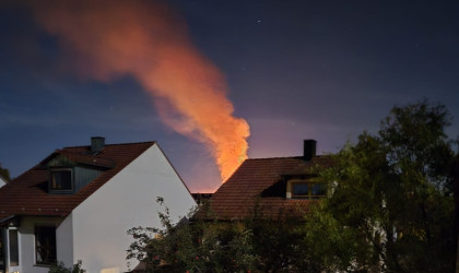 Gro&szlig;brand T&uuml;bingen Pfrondorf | Bildquelle: RTF.1/privat