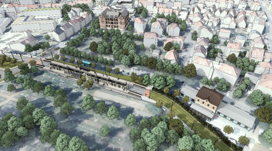 Visualisierung Pfullingen Bahnhof | Bildquelle: Stadt Pfullingen