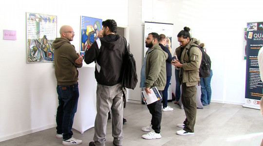 Matchday - Ausbildungsmesse f&uuml;r Gefl&uuml;chtete | Bildquelle: RTF.1