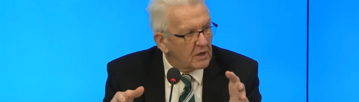 Ministerpr&auml;sident Winfried Kretschmann | Bildquelle: RTF.1