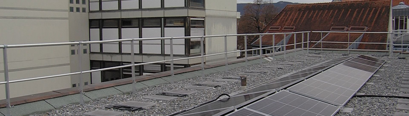 Photovoltaikanlage auf dem Rathausdach | Bildquelle: RTF.1