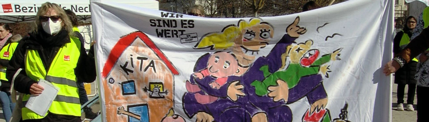Warnstreik von Erzieherinnen und Erziehern | Bildquelle: RTF.1