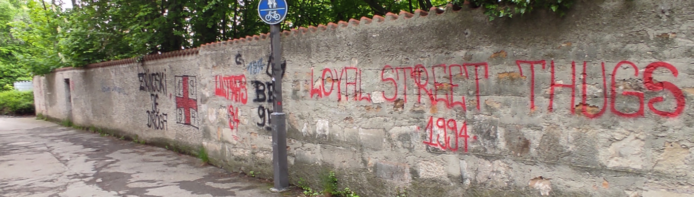Graffiti-Schmierereien rund um Schloss und Schl&ouml;sslespark | Bildquelle: RTF.1