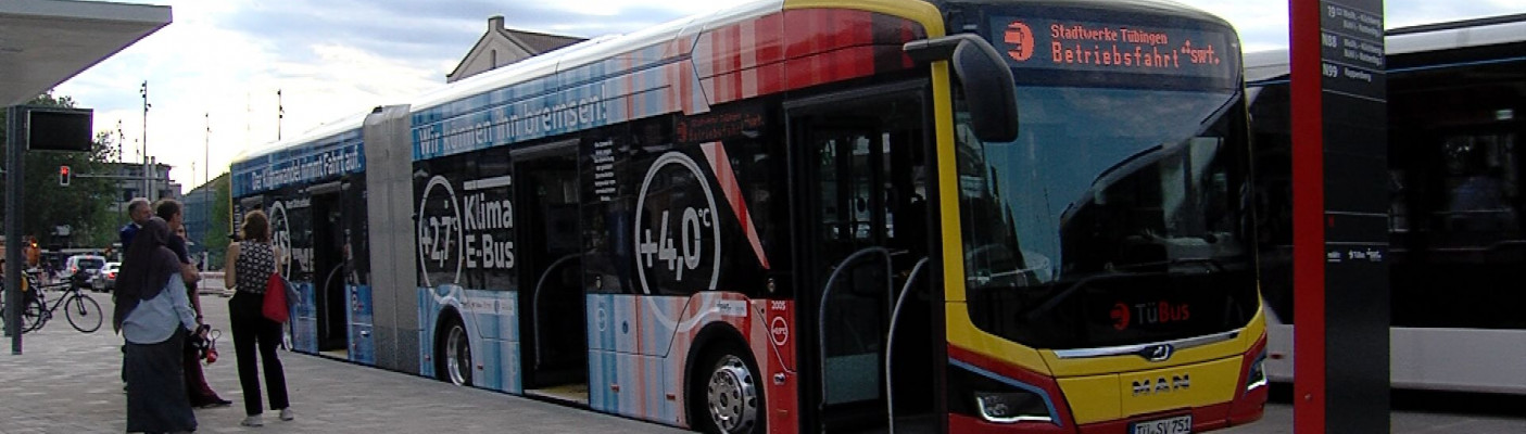 Klima E-Bus in Tübingen vorgestellt | Bildquelle: RTF.1