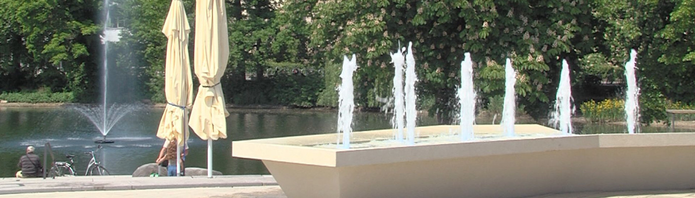 Das Wasser am Europaplatz sprudelt wieder | Bildquelle: RTF.1