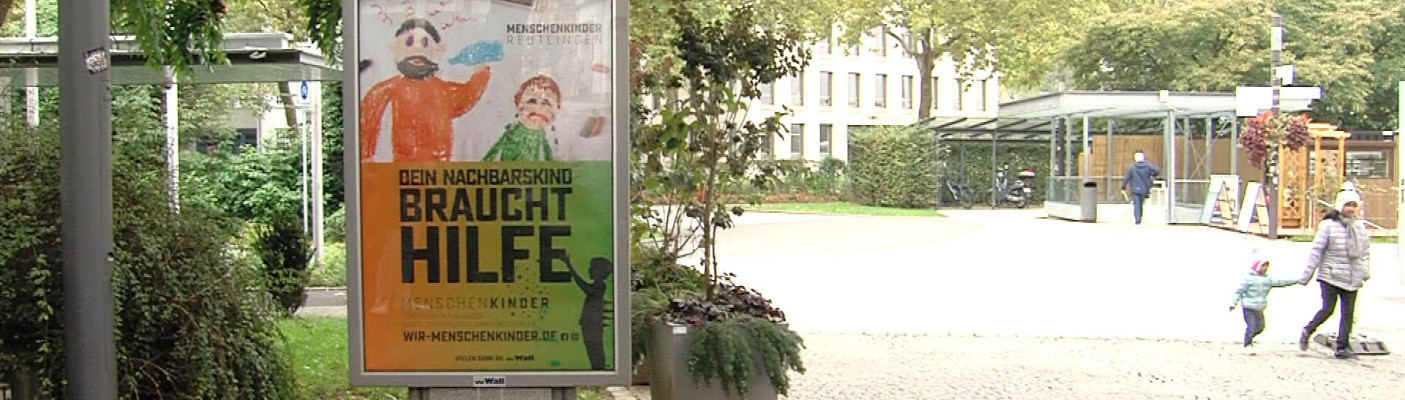 Plakataktion des Vereins Menschenkinder e.V. | Bildquelle: RTF.1