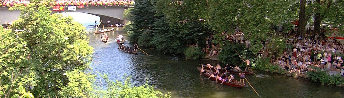 Stocherkahnrennen in T&uuml;bingen | Bildquelle: RTF.1