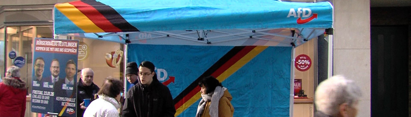 AfD-Stand in Reutlingen | Bildquelle: RTF.1