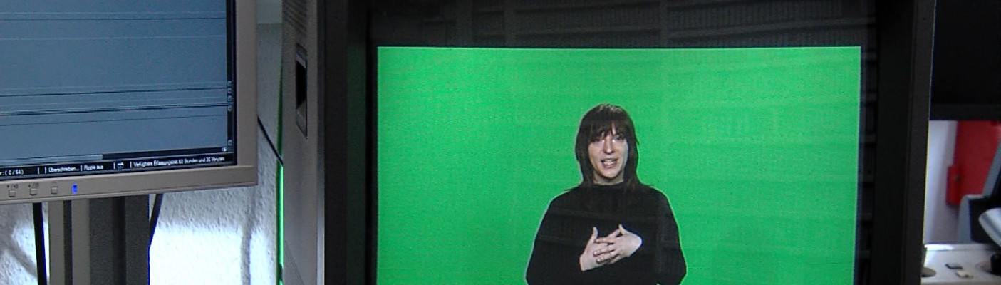 Katharina Poppei auf dem RTF.1-Monitor | Bildquelle: RTF.1