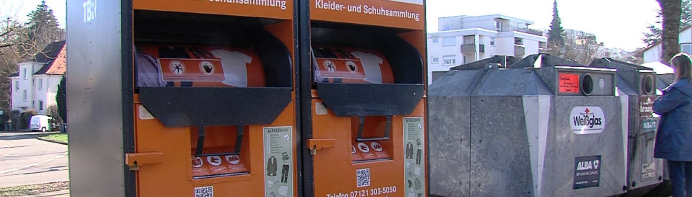 Die neuen Altkleidercontainer sorgen f&uuml;r ein gepflegteres Stadtbild | Bildquelle: RTF.1
