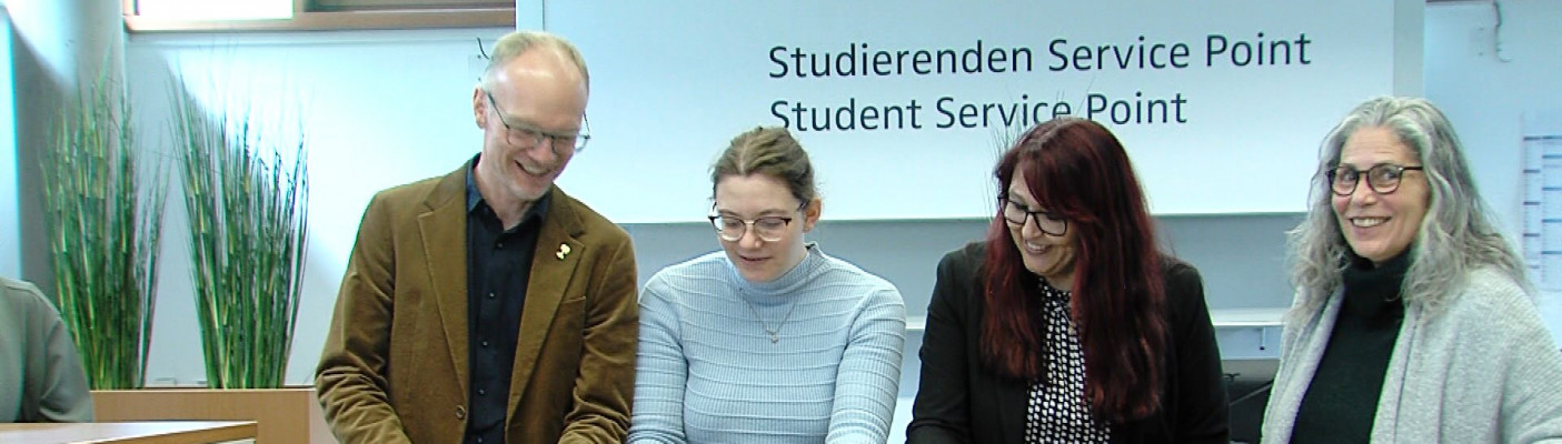 Er&ouml;ffnung des Studierenden Service Points | Bildquelle: RTF.1