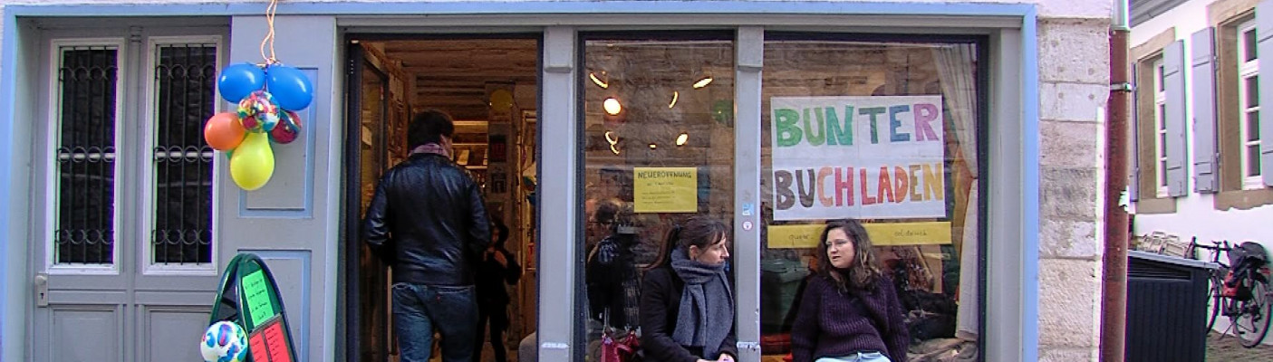Bunter Buchladen T&uuml;bingen | Bildquelle: RTF.1
