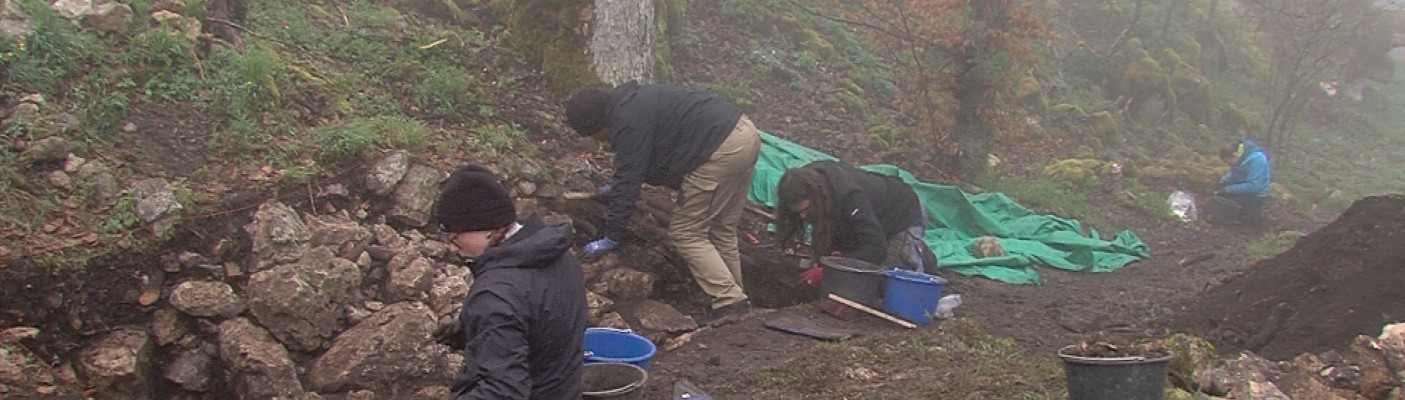 Ausgrabungen auf Burg Hohengenkingen | Bildquelle: RTF.1