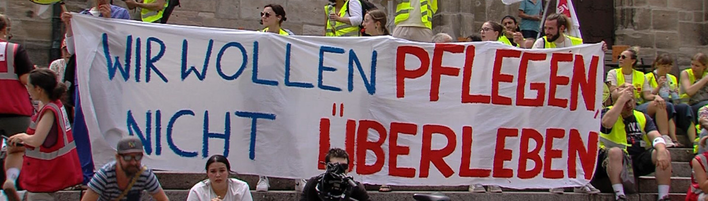 Transparent "Wir wollen pflegen, nicht &uuml;berleben" | Bildquelle: RTF.1