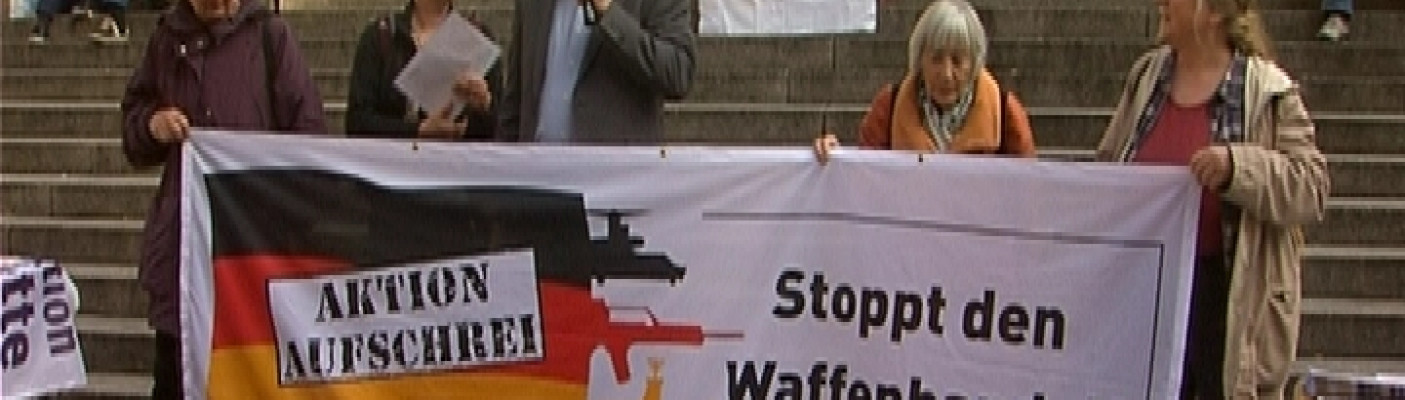 Kundgebung gegen Rüstungsexporte | Bildquelle: RTF.1