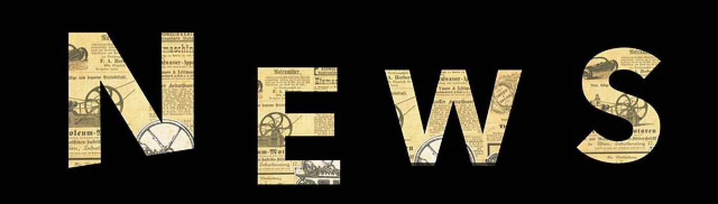 NEWS - Zeitungsbuchstaben auf schwarzem Grund | Bildquelle: Pixabay.com