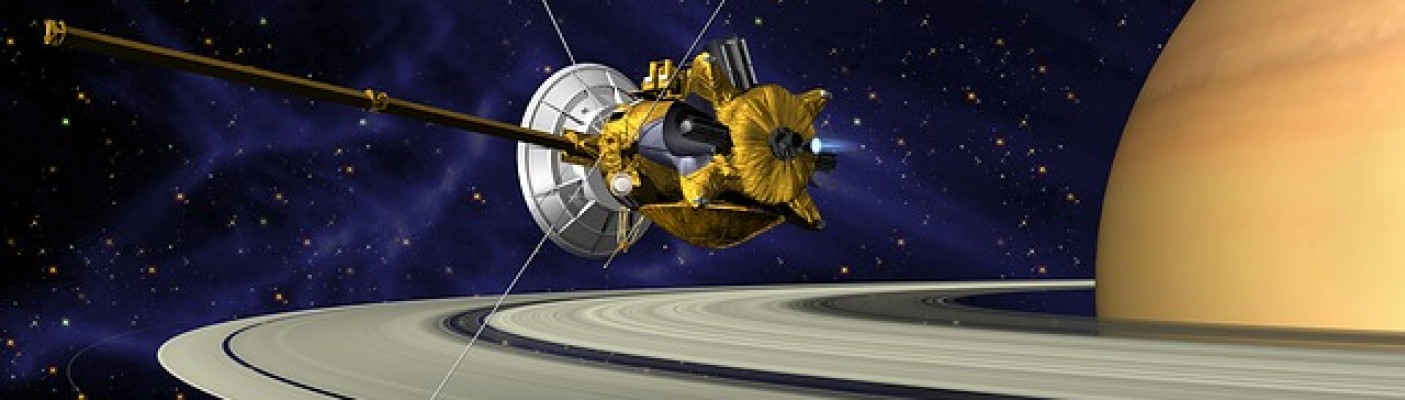 Weltraumsonde Cassini über dem Saturn (Symbolbild) | Bildquelle: Pixabay.com