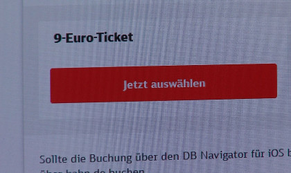 DB 9 Euro Ticket | Bildquelle: RTF.1