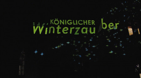 Wandprojektion zum Winterzauber der Burg Hohenzollern | Bildquelle: RTF.1