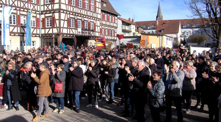 Demo Demokratie in Münsingen | Bildquelle: RTF.1